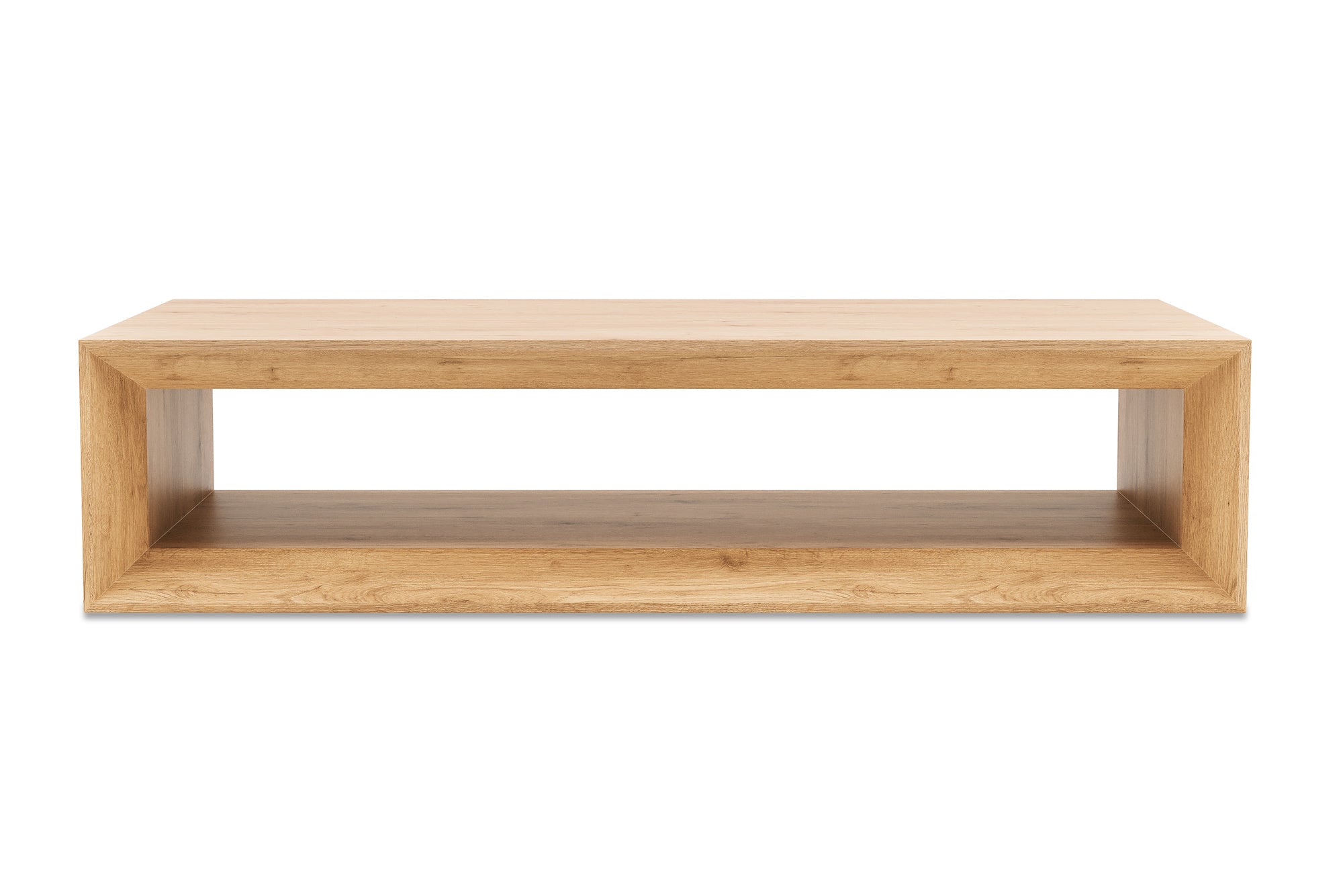 Valencia Antonio White Oak Wood 68" Coffee Table, Natural