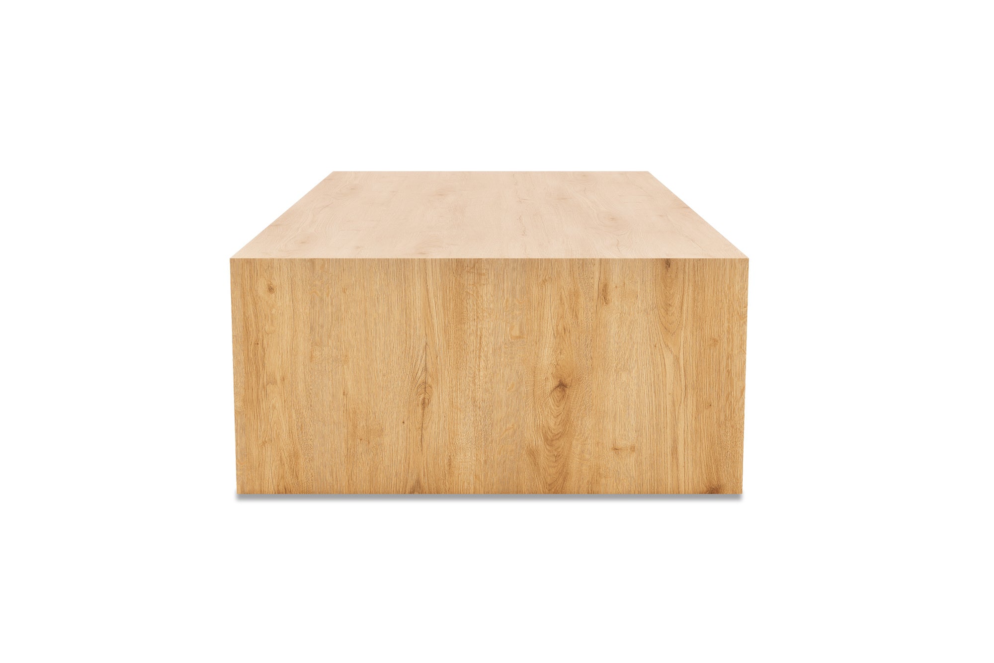 Valencia Antonio White Oak Wood 68" Coffee Table, Natural