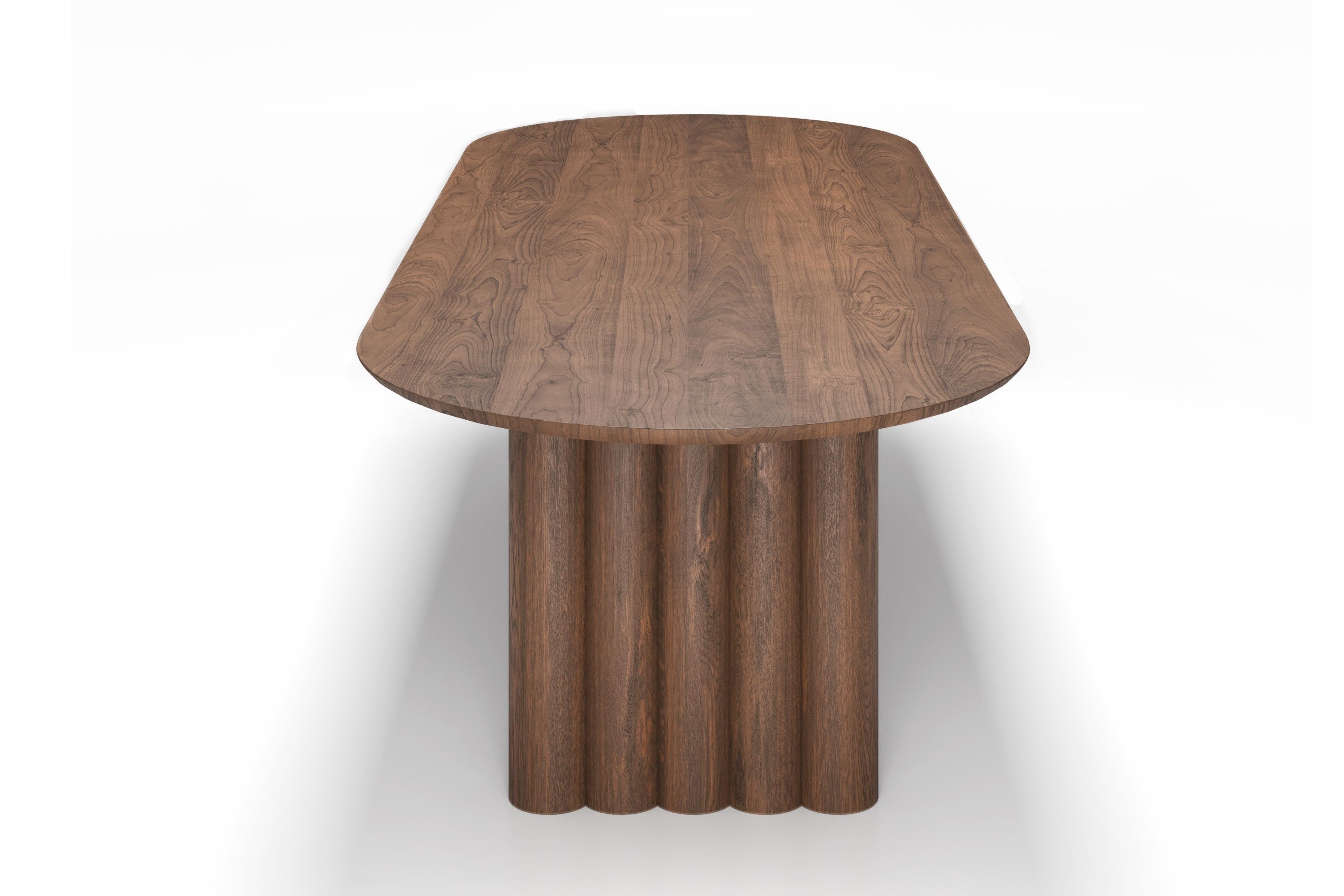 Valencia Archibald Wood Dining Table, Walnut