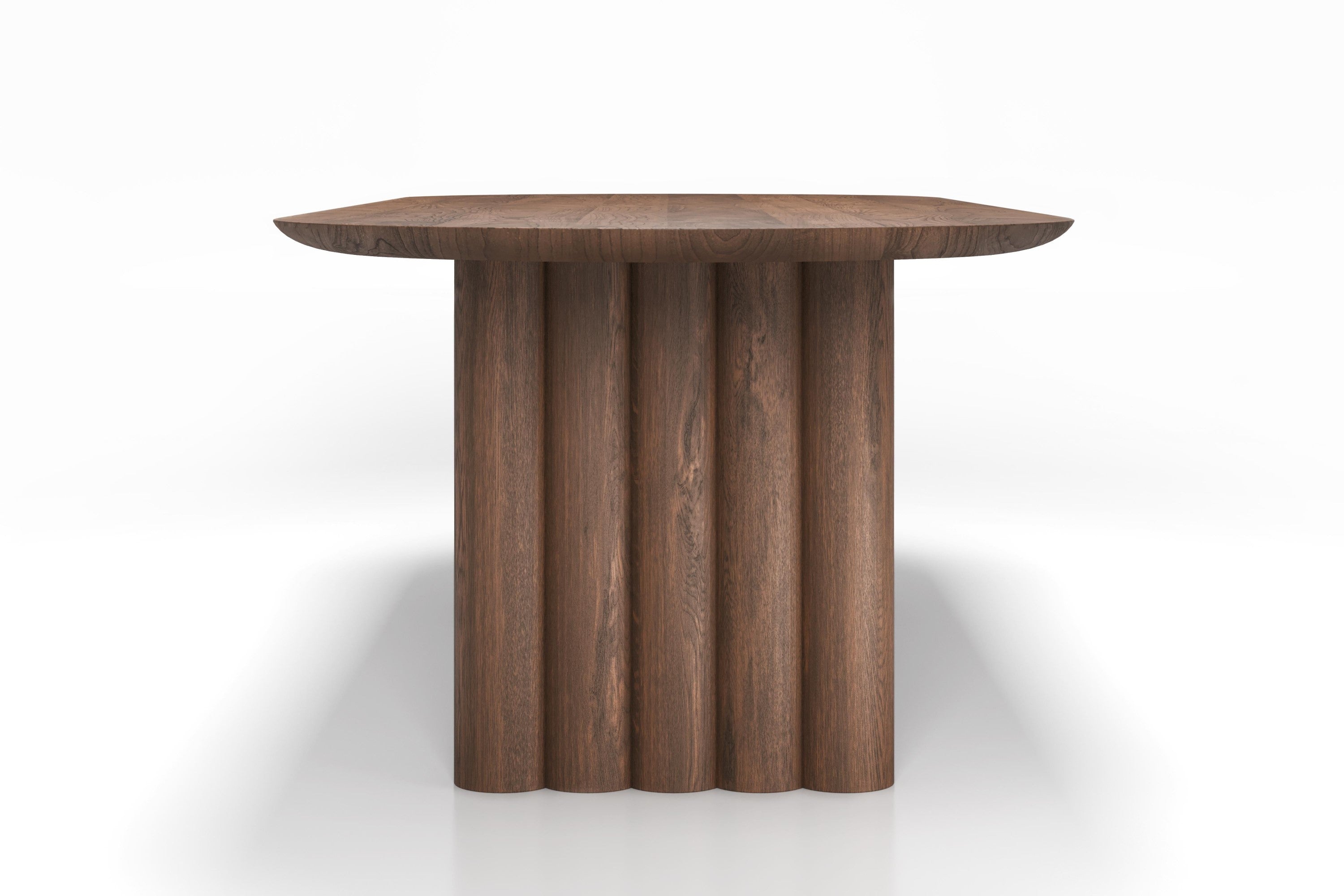 Valencia Archibald Wood Dining Table, Walnut