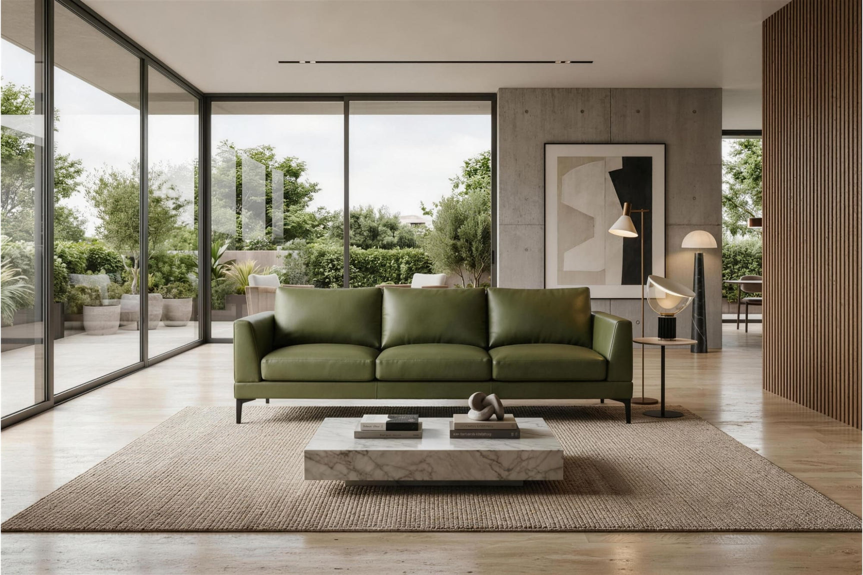 Ariadne Leather Sofa