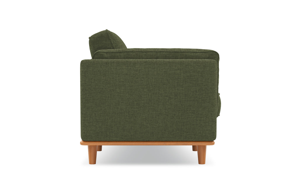 Valencia Artisan Fabric Accent Chair, Olio Green