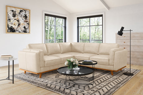 Artisan Leather Corner Sectional Sofa