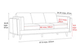Artisan Swiss Linen Sofa