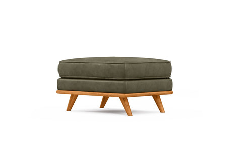 Artisan Leather Ottoman