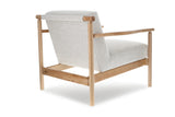 Regal Fabric & Wood Accent Chair