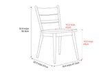 Rocco Wood Dining Chair (Set of 2)