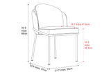 Alexander Fabric Dining Chair (Set of 2)