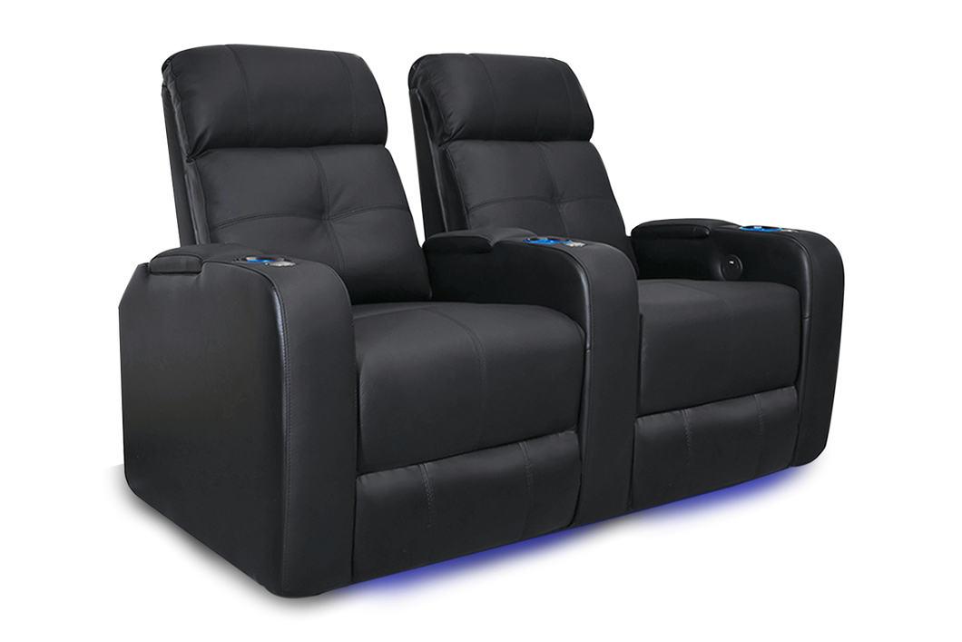 Valencia Verona Headrest Leather Home Theater Seating