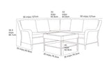Brendon Outdoor Corner Sectional Set