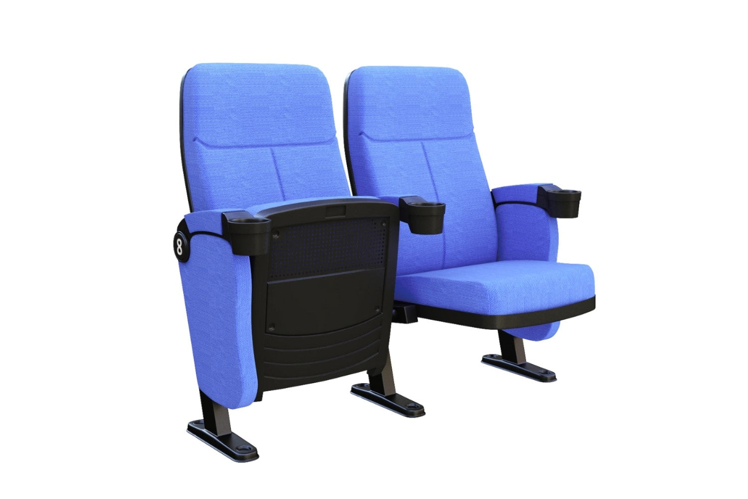 Valencia Bryce Fabric Commercial Cinema Auditorium Seats, Blue