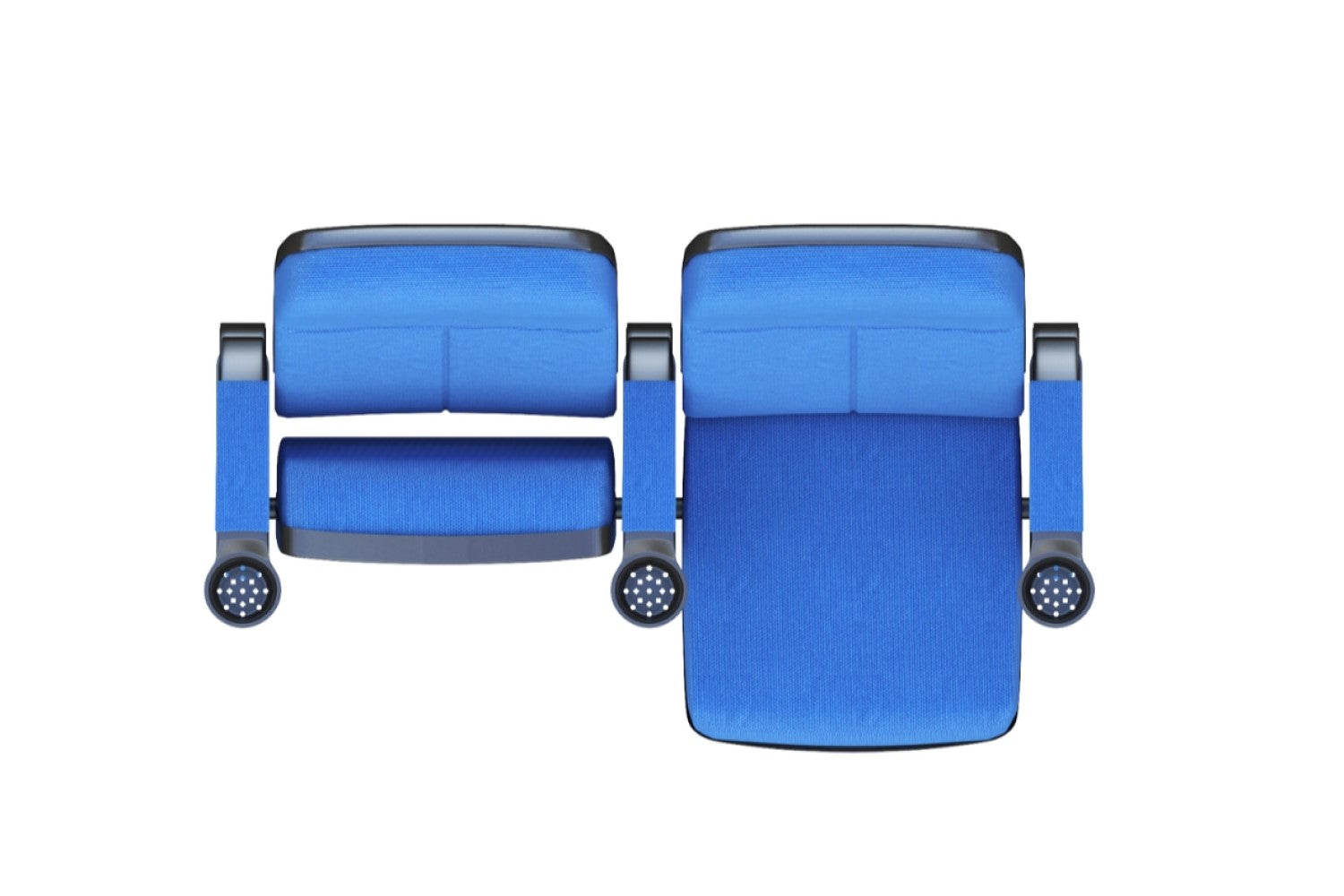 Valencia Bryce Fabric Commercial Cinema Auditorium Seats, Blue