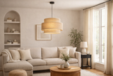 CALISTO JUTE Large Natural Pendant Lamp