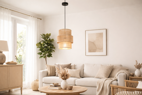 CALISTO JUTE Natural Pendant Lamp