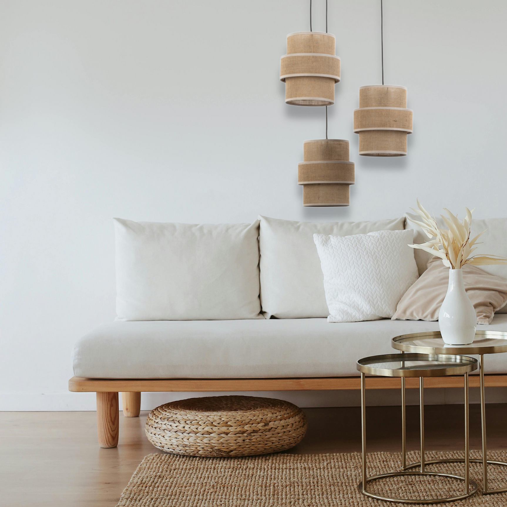 CALISTO JUTE Natural Pendant Lamp 3