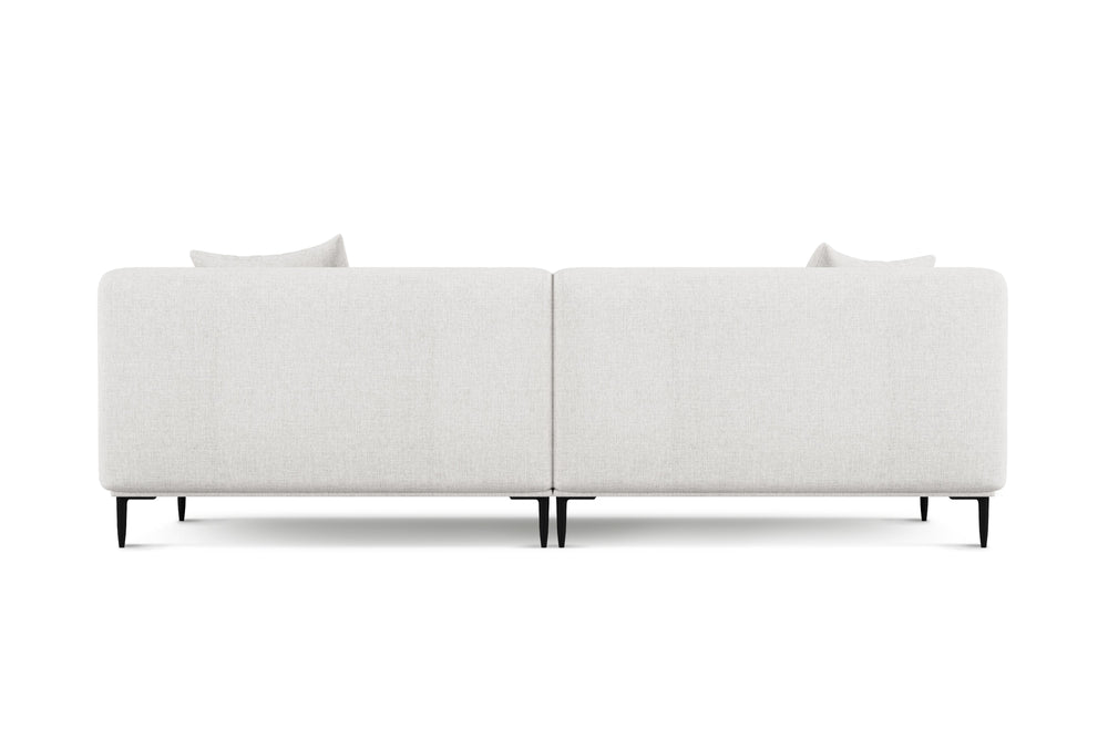 Valencia Kotor Modern Fabric Sofa, White