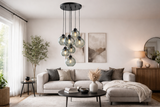 CUBUS Graphite Glass Scandinavian Pendant Light 7