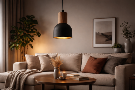 Cairo Mid-Century Modern Pendant Ceiling Light for Kitchen Island, Dining Room & Statement Interior Lighting