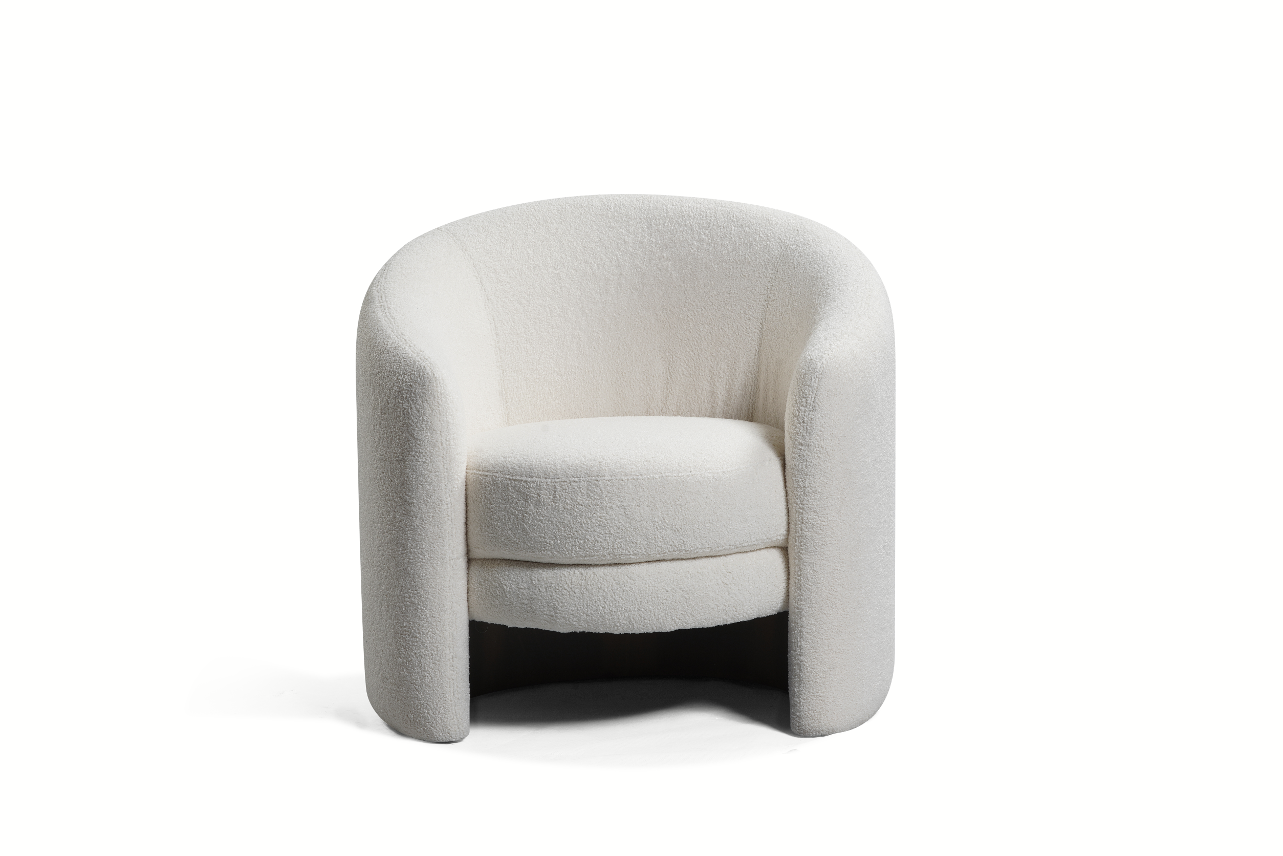 Valencia Carla Fabric Accent Chair, Cream