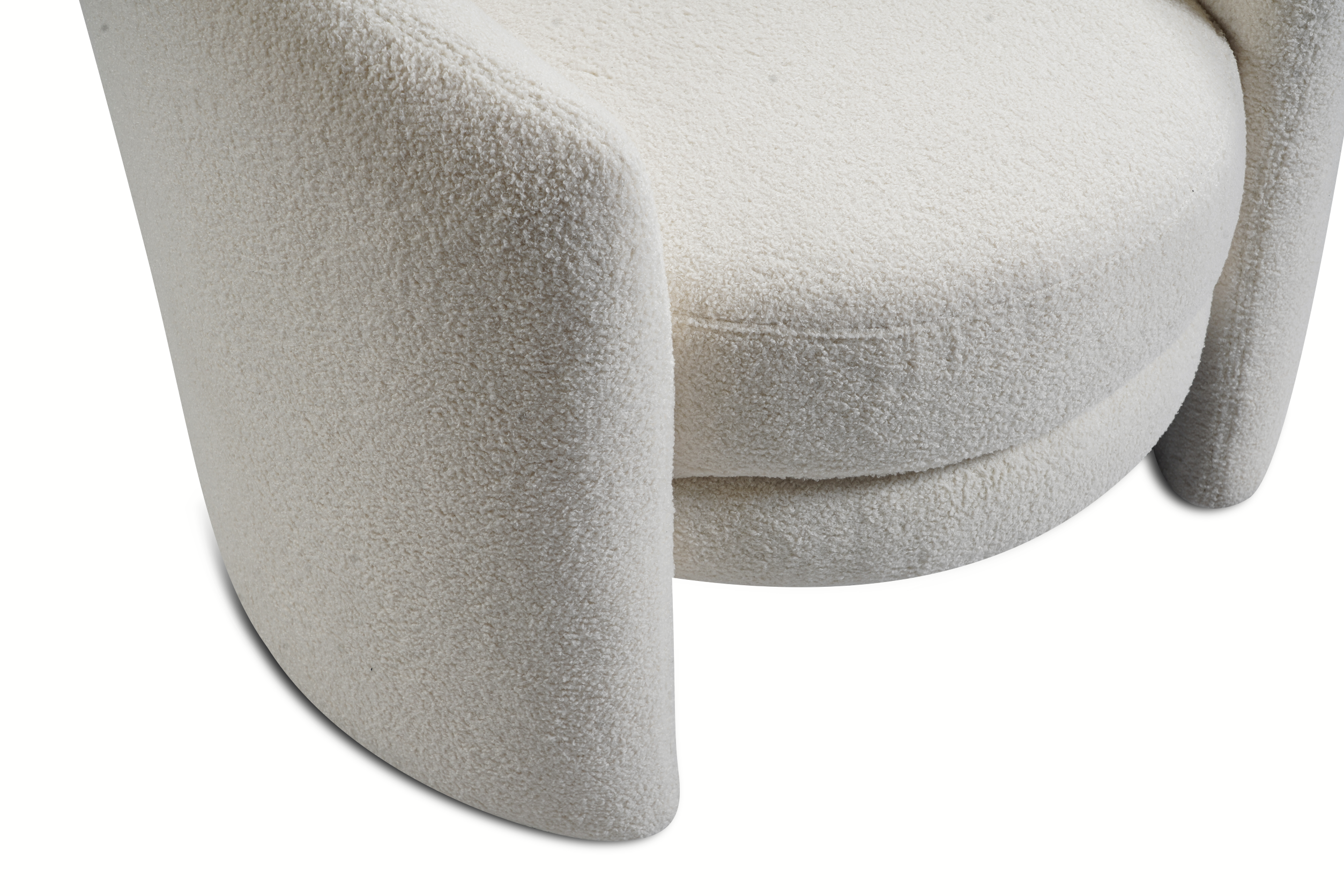 Valencia Carla Fabric Accent Chair, Cream