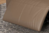 Carmen Leather Dual Recliner Corner Sectional with Console