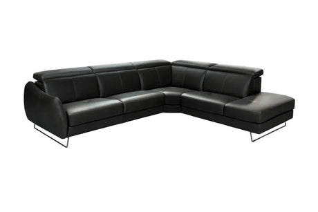 Amelie Leather Sectional Sofa