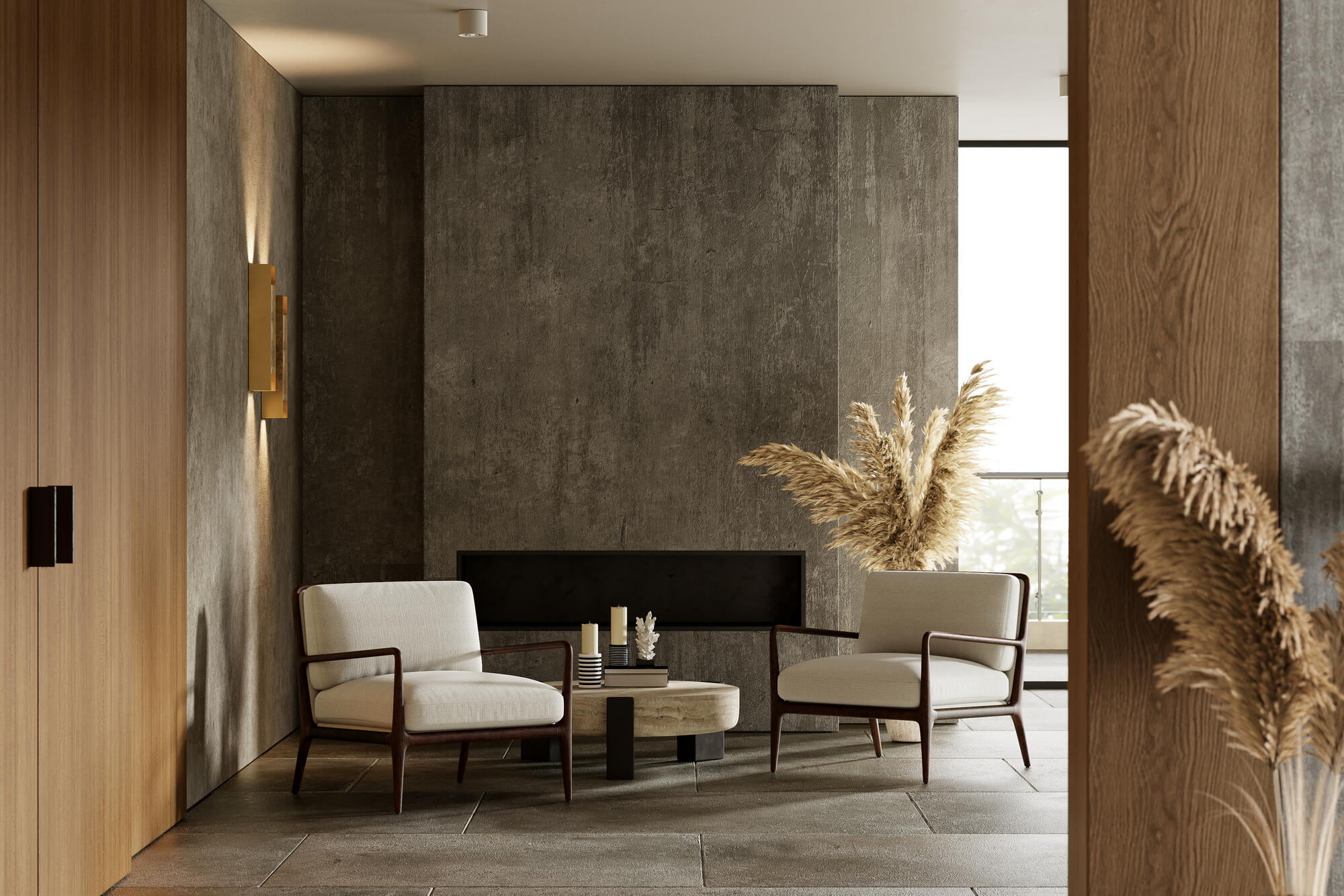 Cassian Performance Fabric Accent Chair