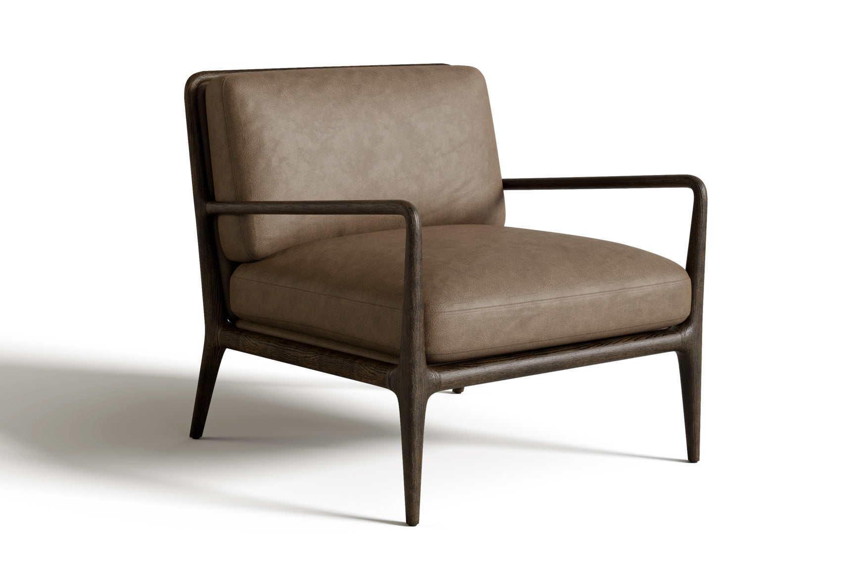 Cassian Leather Accent Chair