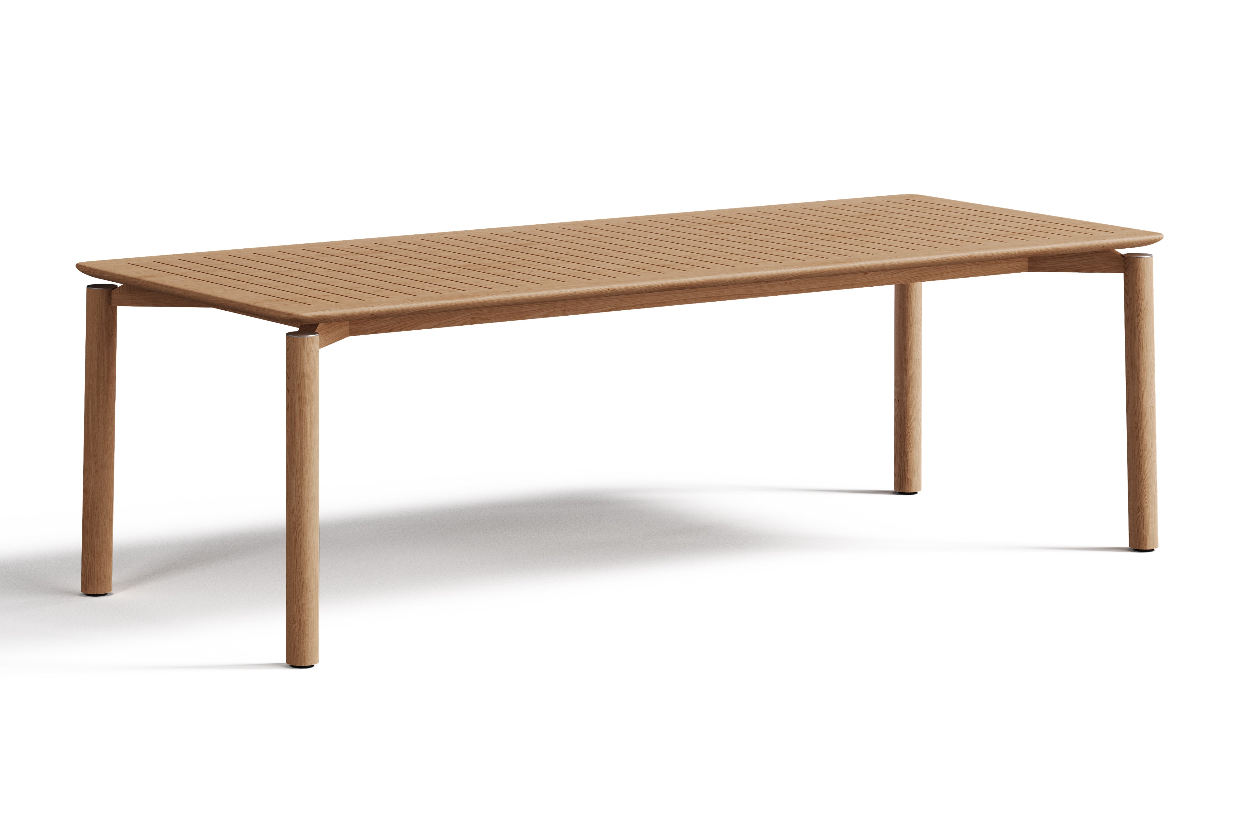 Valencia Caterina Wood 94.5" Outdoor Table, Natural