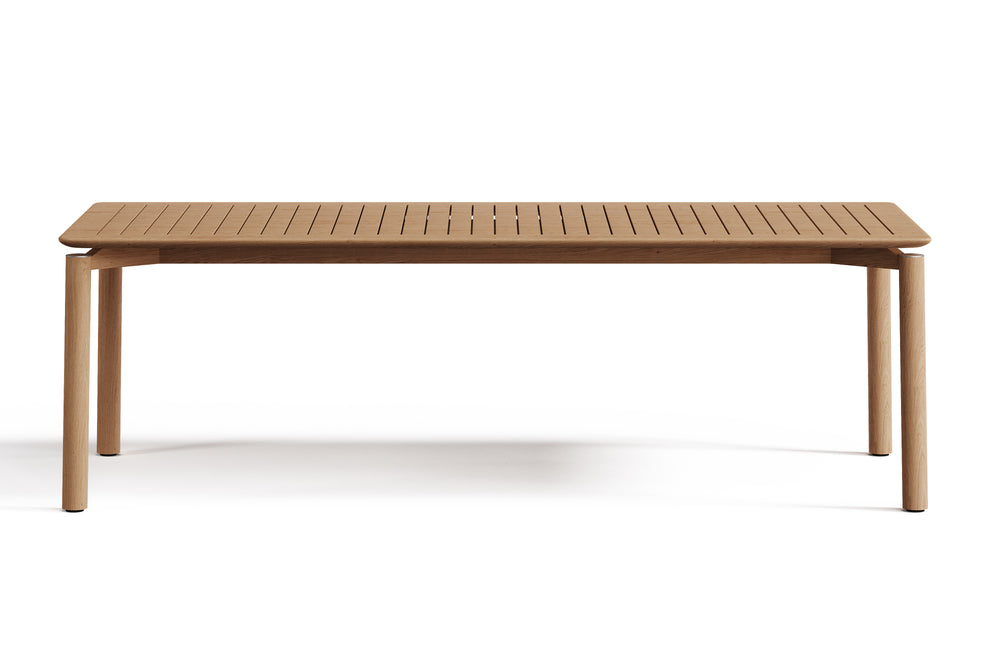 Valencia Caterina Wood 63" Outdoor Table, Natural