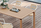 Caterina Outdoor Wood Dining Table