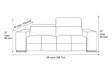 Celine Novabuk Dual Recliner Sofa
