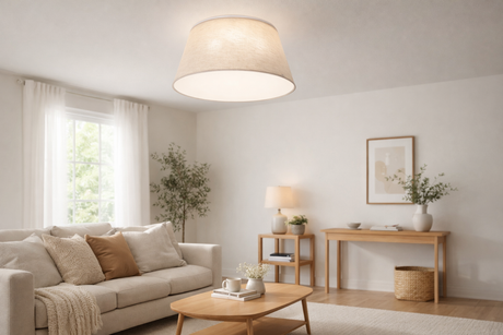 FORMO Linen Flush Mount Light