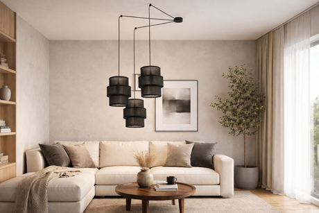 CALISTO Black Mid-Century Modern Pendant Light 3