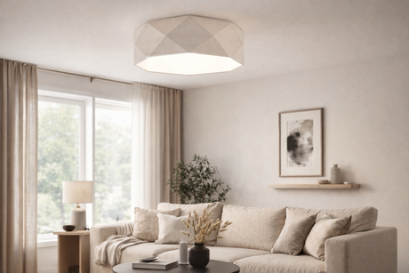 KANTOOR Beige Modern Flush Mount Light