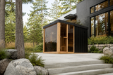 Nordic Style Outdoor Canadian Red Cedar Finnish Sauna