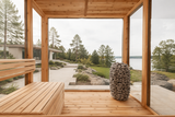 Nordic Style Outdoor Canadian Red Cedar Finnish Sauna