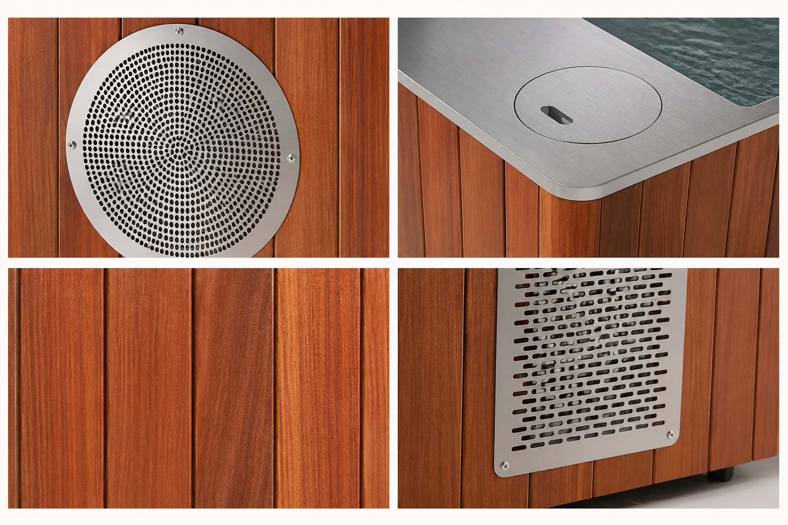 Valencia Glacier Elite All-in-One Cedar Cold & Hot Plunge