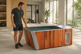 Valencia Glacier Elite All-in-One Cedar Cold & Hot Plunge