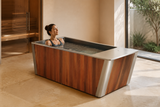Valencia Glacier Elite All-in-One Cedar Cold & Hot Plunge