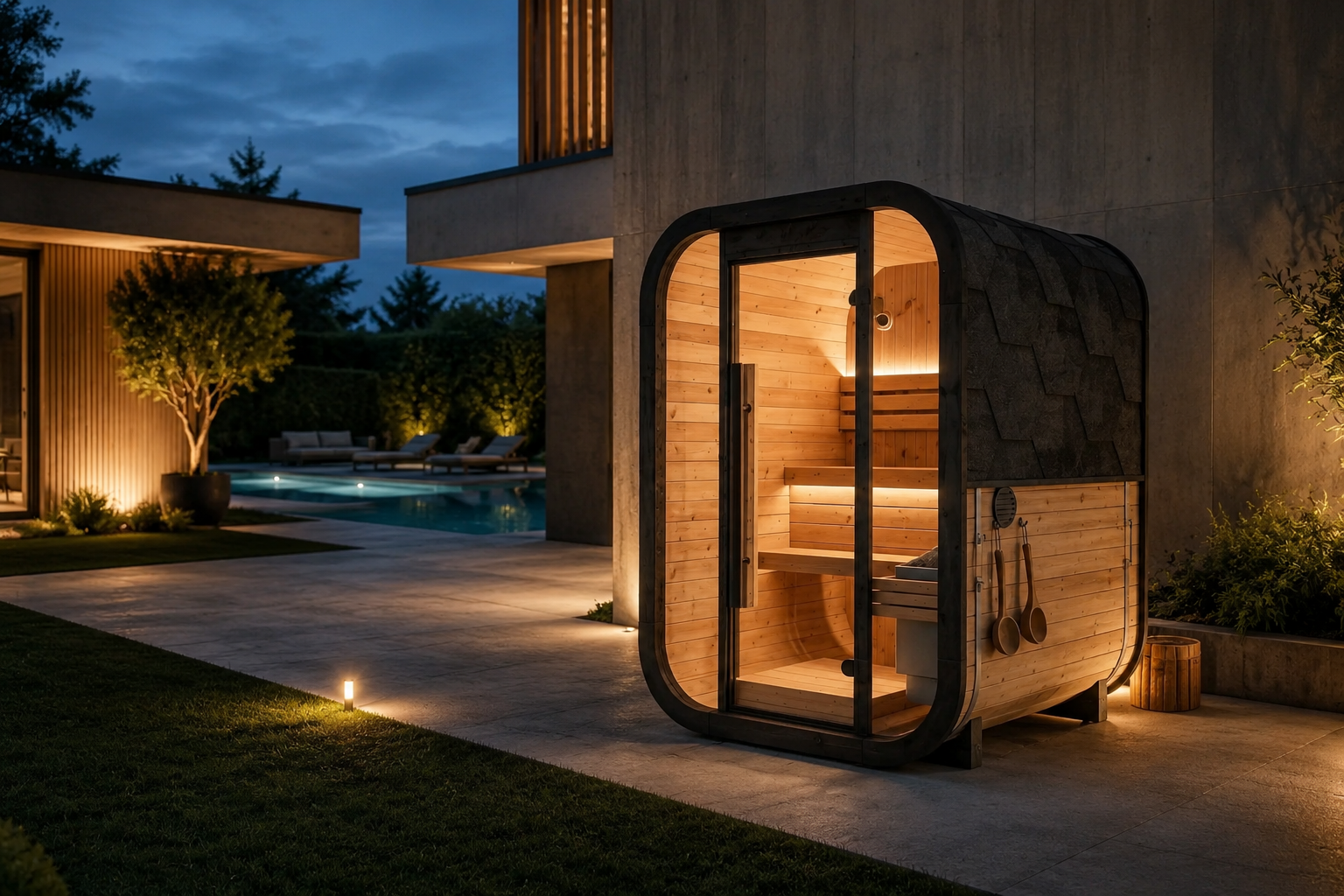 Haven 2-3 Person Outdoor Sauna