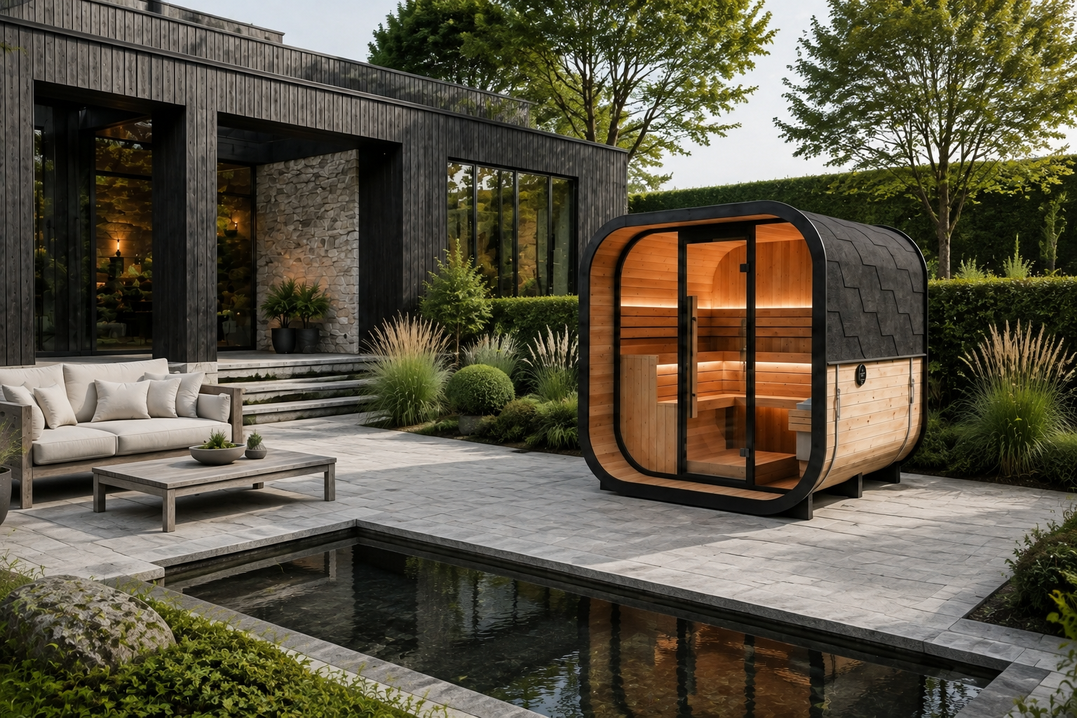 Haven 4-6 Person Outdoor Sauna