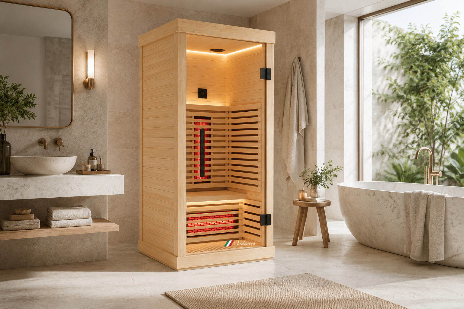 Valencia Aura™ Full Spectrum Low-EMF 1-Person Infrared Sauna