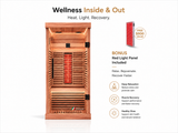 Valencia Aura™ Low-EMF 1-Person Full Spectrum Infrared Sauna