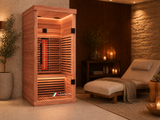 Valencia Aura™ Low-EMF 1-Person Full Spectrum Infrared Sauna