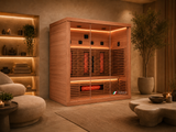 Valencia Aura™ Low-EMF 3-Person Full Spectrum Infrared Sauna