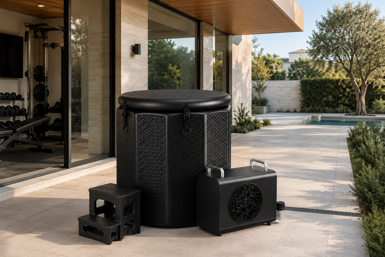 Valencia Arctic™ Precision-Chilled Portable Barrel Cold Plunge