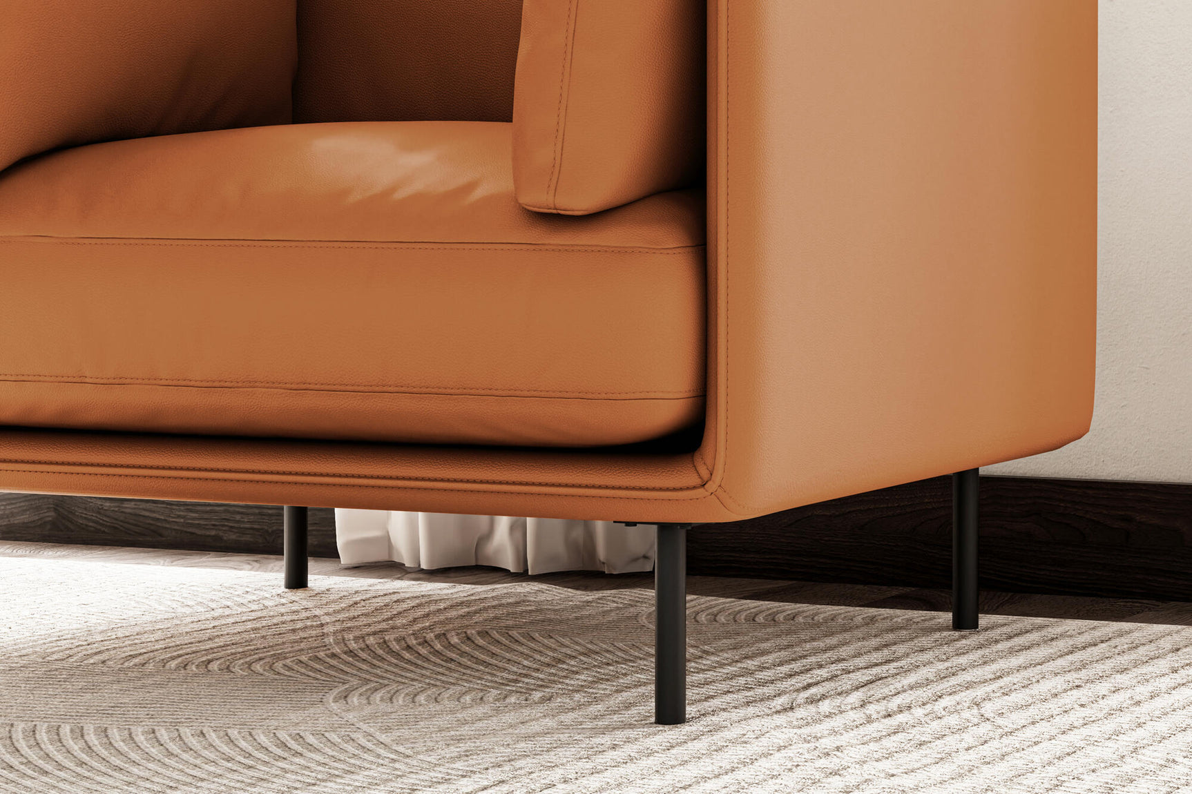 Chloe Leather Accent Chair