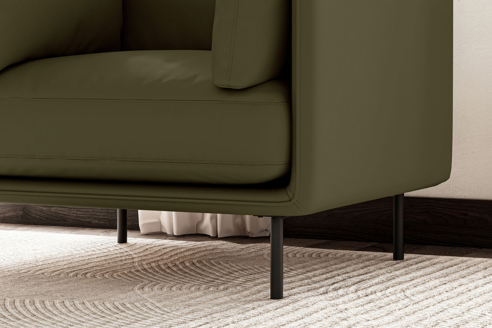 Chloe Leather Accent Chair