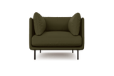 Chloe Leather Accent Chair